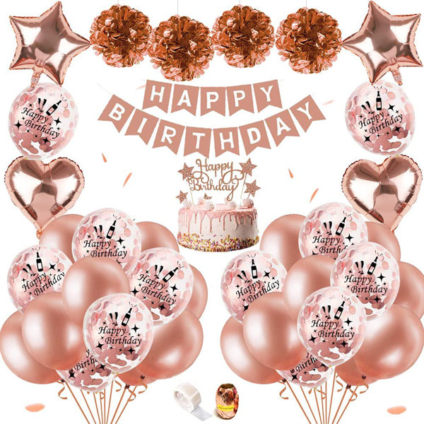 Happy birthday decorations for cake discount